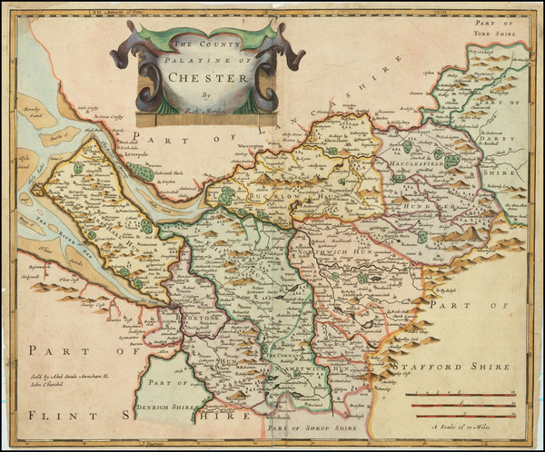 8-British Counties Map By Robert Morden