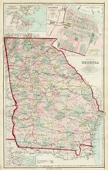 24-Southeast Map By O.W. Gray