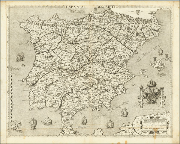 34-Spain and Portugal Map By Domenico Zenoi