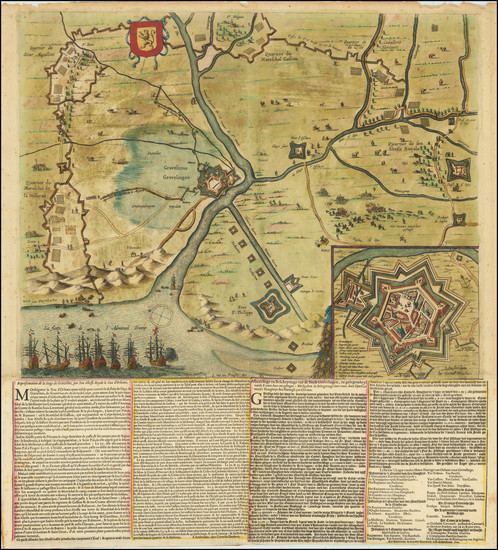 44-Nord et Nord-Est Map By Cornelis I Danckerts