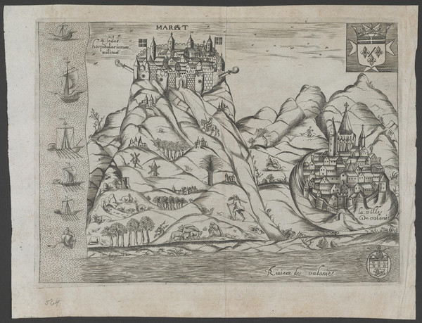 7-Mediterranean, Middle East and Holy Land Map By 