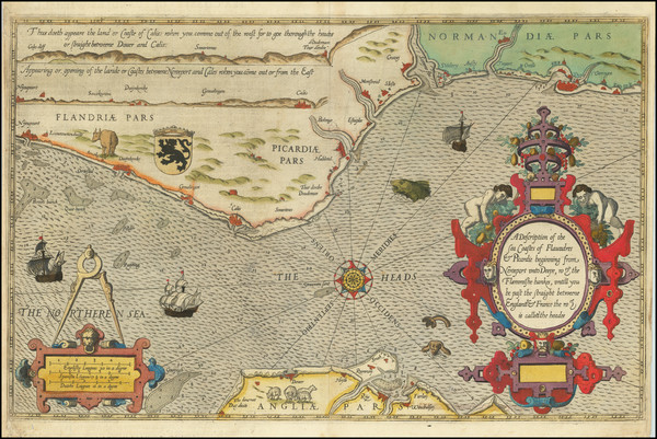 1-Belgium and Nord et Nord-Est Map By Anthony Ashley / Lucas Janszoon Waghenaer