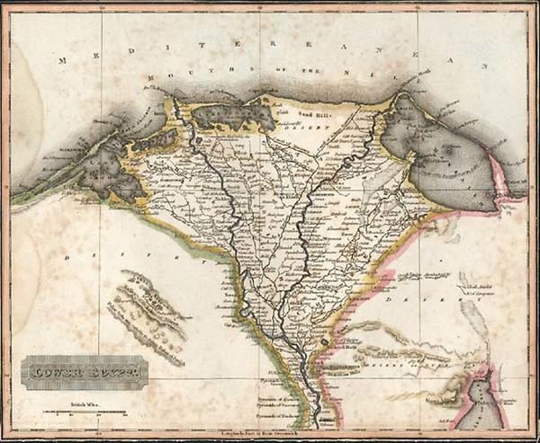 82-Africa, North Africa and East Africa Map By Aaron Arrowsmith