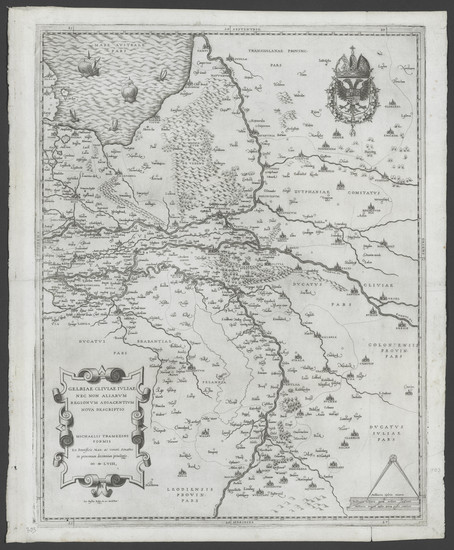 78-Netherlands Map By Michael Tramezzino