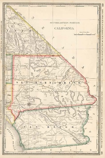 52-California Map By Rand McNally & Company