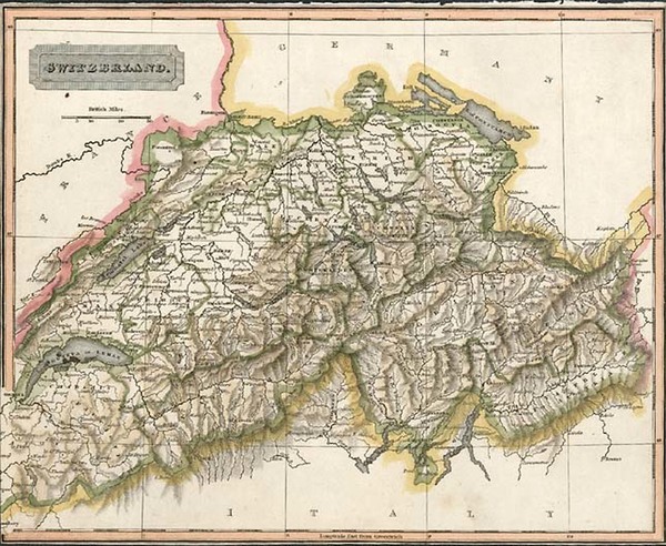 41-Europe and Switzerland Map By Aaron Arrowsmith