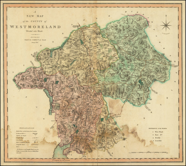 15-British Counties Map By Charles Smith