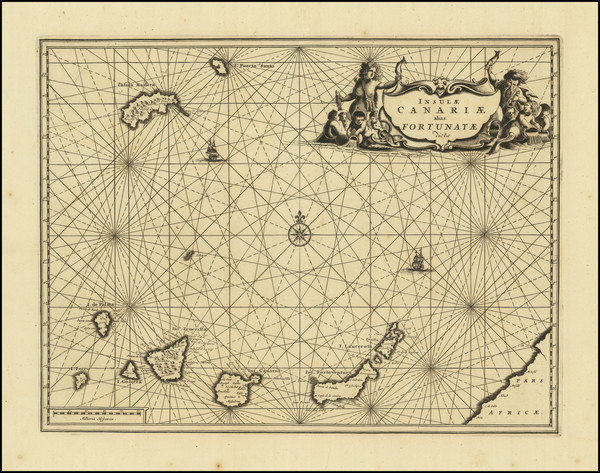 63-Portugal and African Islands, including Madagascar Map By John Ogilby