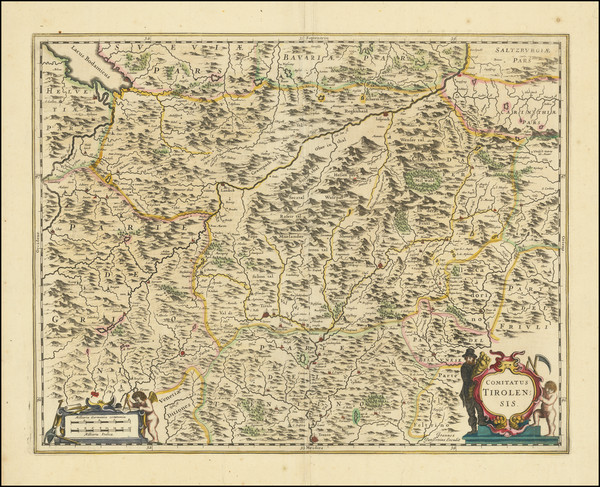 80-Austria and Northern Italy Map By Jan Jansson