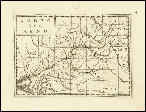 2-Netherlands, France, Nord et Nord-Est and Mitteldeutschland Map By Vincenzo Maria Coronelli