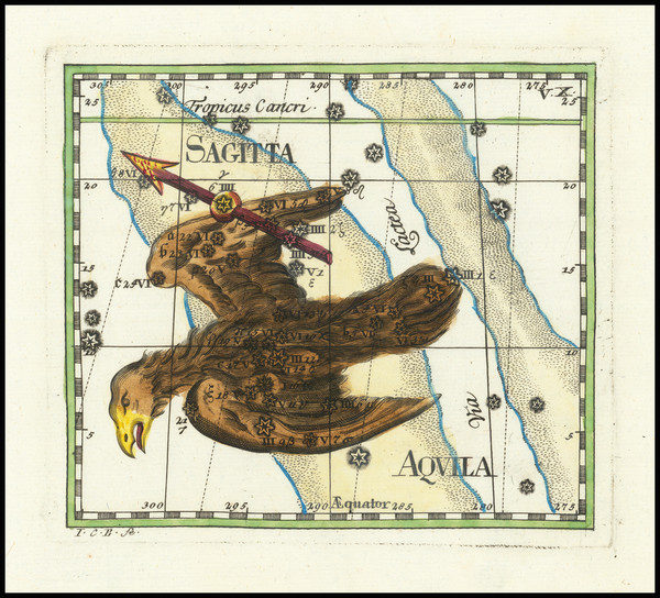 79-Celestial Maps Map By Corbinianus Thomas