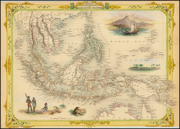 45-Southeast Asia, Philippines, Indonesia, Malaysia and Thailand, Cambodia, Vietnam Map By John Ta