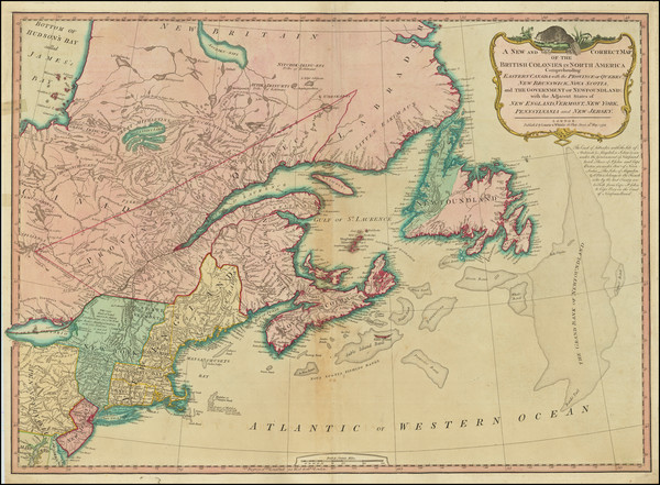 91-New England and Eastern Canada Map By 