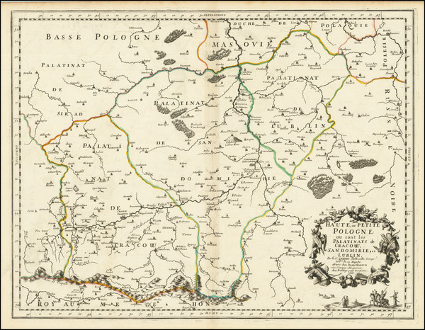 16-Poland Map By Nicolas Sanson