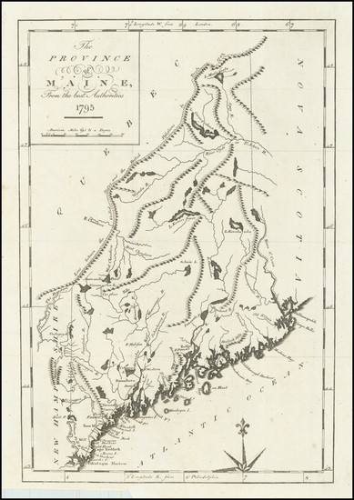 75-Maine Map By John Reid