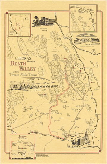 12-Pictorial Maps and California Map By North American Cartographics Inc.