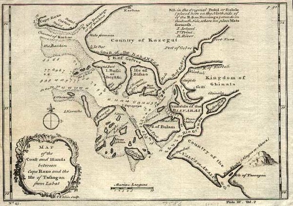 96-Africa and West Africa Map By Thomas Kitchin