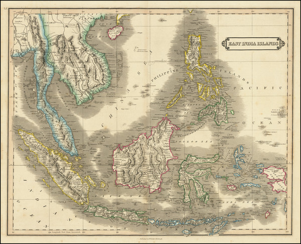 1-Southeast Asia, Philippines and Indonesia Map By Daniel Lizars