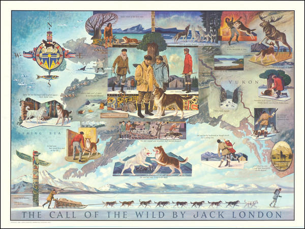 16-Alaska and Pictorial Maps Map By Everett Henry