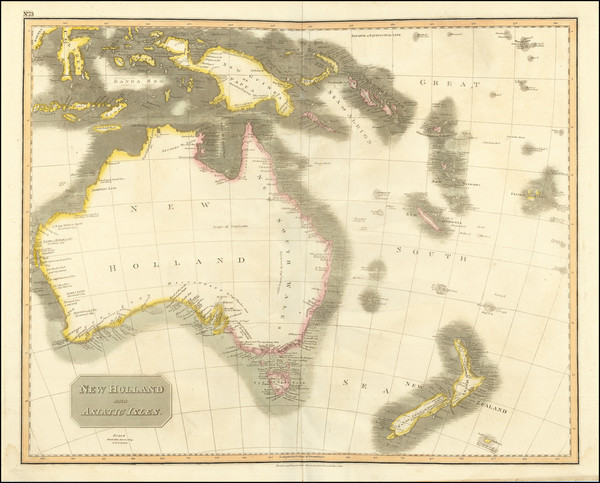 49-Australia Map By John Thomson