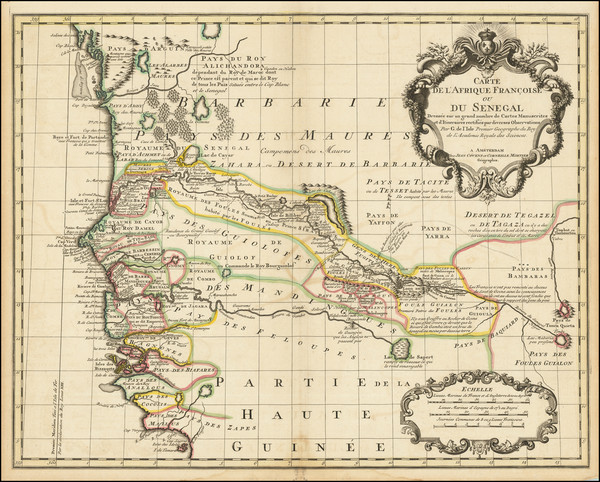 71-West Africa Map By Covens & Mortier