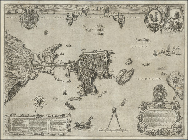 26-Southern Italy and Other Italian Cities Map By Nicolas Van Aelst