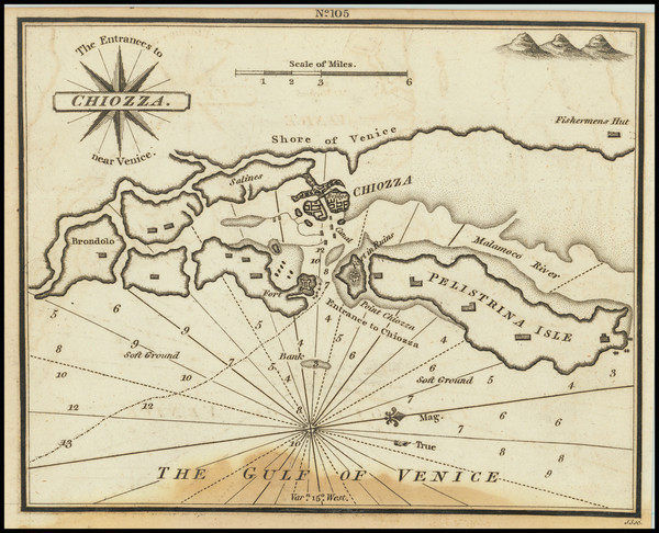 42-Northern Italy Map By William Heather