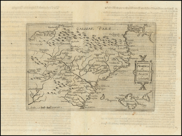 86-Spain and Balearic Islands Map By Johannes Matalius Metellus