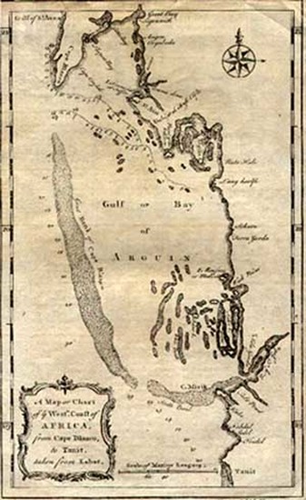 25-Africa and West Africa Map By Thomas Kitchin