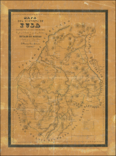 50-Mexico Map By Tomás Ramón de Moral