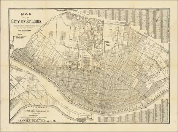 28-Missouri Map By Red Guide Publishing Co.