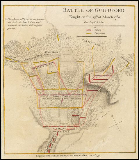 54-Southeast and North Carolina Map By Charles Stedman