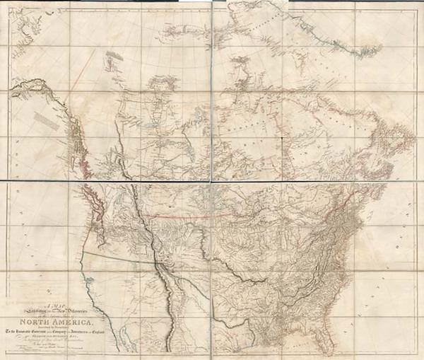 79-North America Map By Aaron Arrowsmith