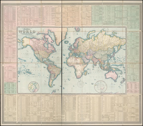 28-World, World and Texas Map By J & C Walker