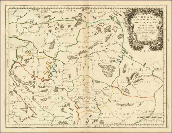 3-Russia Map By Nicolas Sanson