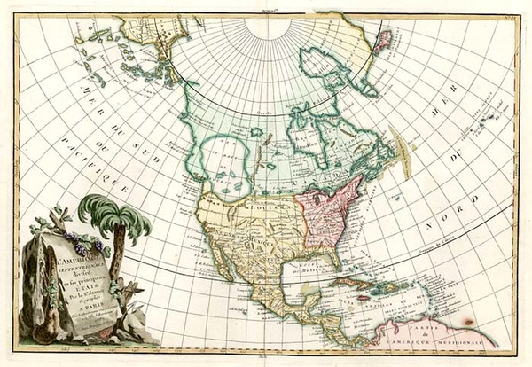 100-Alaska, North America and Canada Map By Jean Janvier