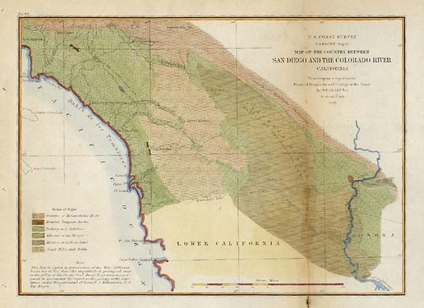 62-California Map By W.P. Blake / U.S.P.R.R.