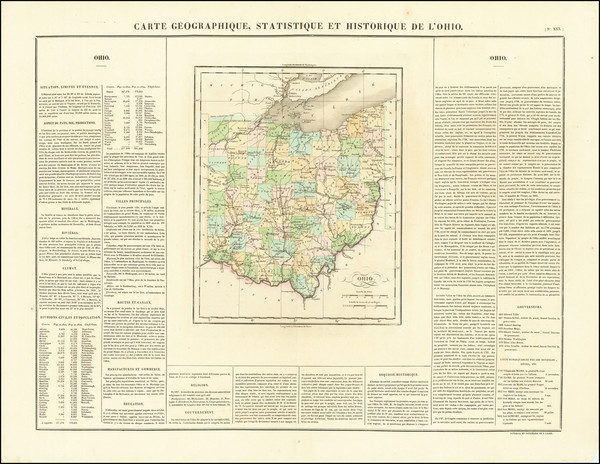 6-Ohio Map By Jean Alexandre Buchon