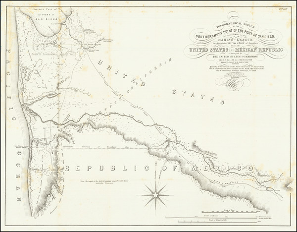 68-California and San Diego Map By Andrew Gray