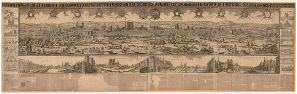 82-Paris and Île-de-France Map By Nicolas Berey / Alexis-Hubert Jaillot / Noël Cochin