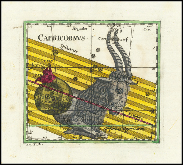 65-Celestial Maps Map By Corbinianus Thomas