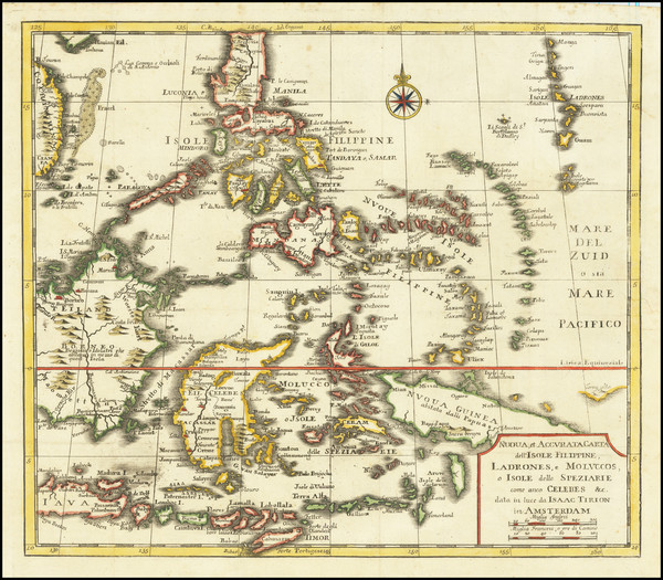 5-Philippines and Indonesia Map By Issac Tirion