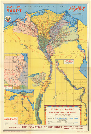 2-Egypt Map By Albino Caserta