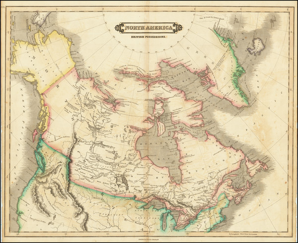 89-Polar Maps, Canada and Western Canada Map By Daniel Lizars