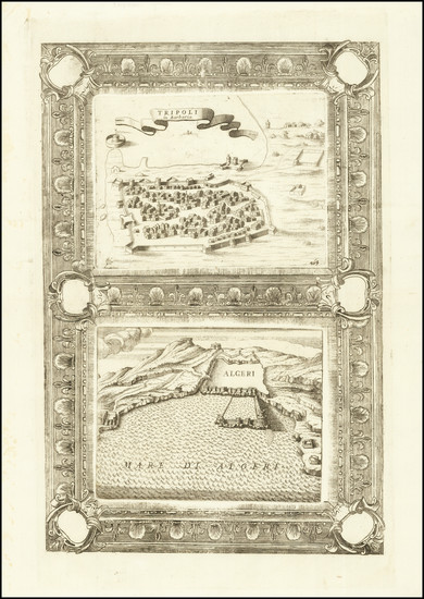 0-North Africa Map By Vincenzo Maria Coronelli