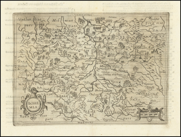 78-Czech Republic & Slovakia Map By Johannes Matalius Metellus