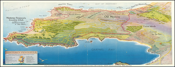 8-California Map By W.H. Bull