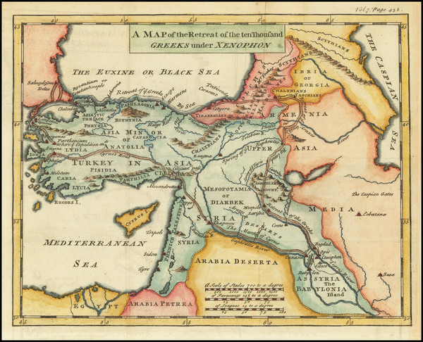 21-Turkey & Asia Minor Map By Thomas Osborne