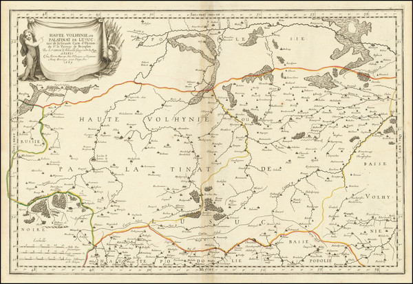 15-Russia and Ukraine Map By Nicolas Sanson