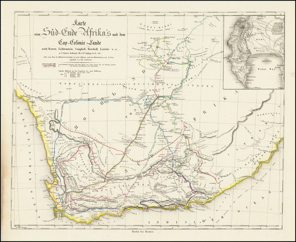 35-South Africa Map By Dietrich Reimer